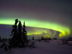 Wapusk National Park - aurora borealis